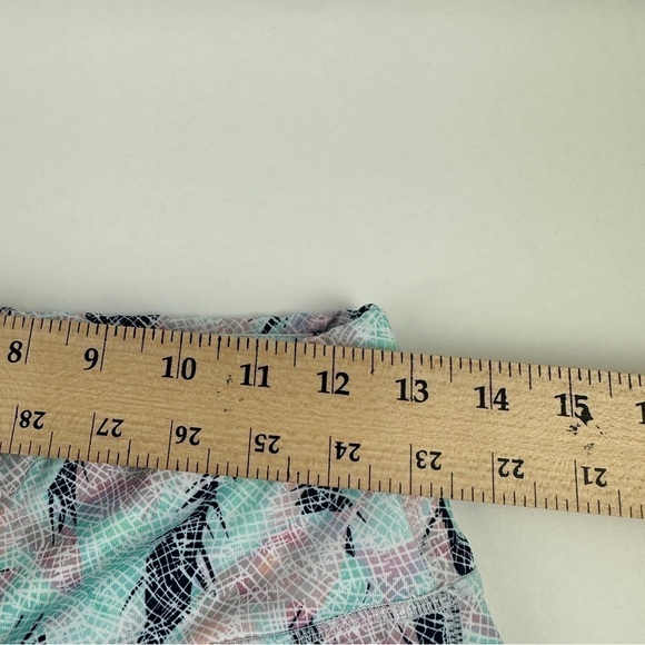 Pro Player Leggings Womens Medium Blue Geometric Mesh - Picture 7 of 10